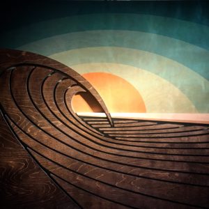 modern Surf Art | coastal wall sculptures | Shaun Thomas