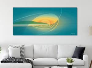 Surf art prints on canvas
