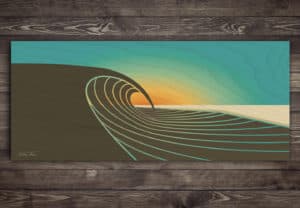 Surf art prints on canvas
