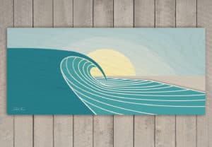Surf art prints on canvas