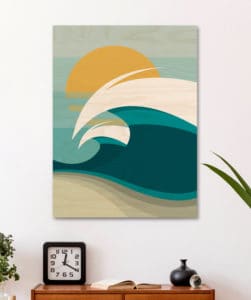 Surf art prints on canvas