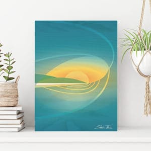 Surf Wall Art | Wooden wave art