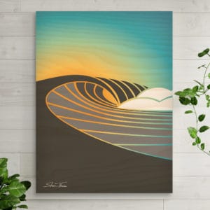 Surf art prints on canvas