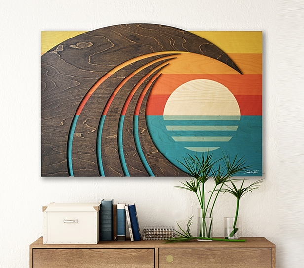 modern wave art | Hawaiian sculptures artwork, wood wall sculptures, wood wave carvings, hawaiian wood carvings, wood wave wall art