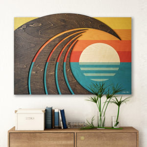 wood wall sculptures | Surf art | Wooden wave art | Hawaiian sculptures, hawaiian wood carvings