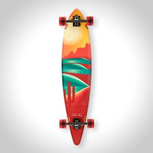 Short Pintail Longboard Deck | "Baja Dreaming"