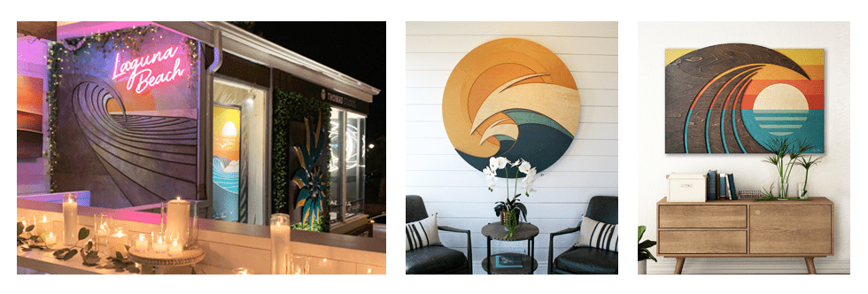 surf gallery laguna beach, surf art, Shaun Thomas, surf inspired art
