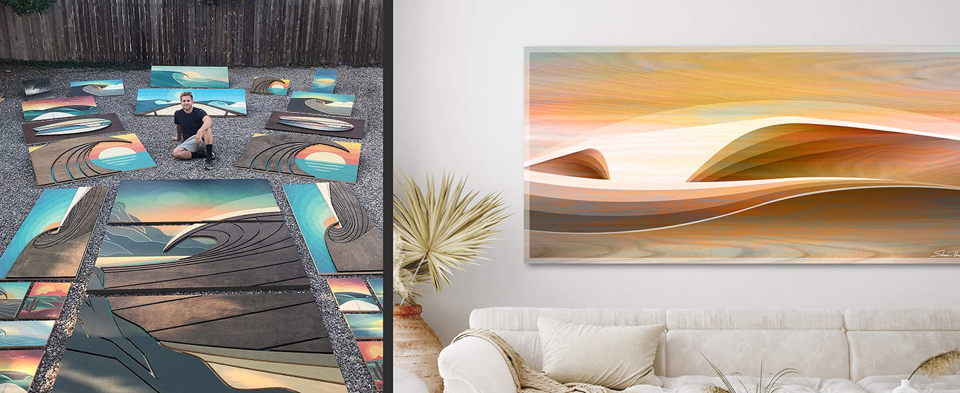 Local San Diego artist uses beach life as inspiration for unique pieces