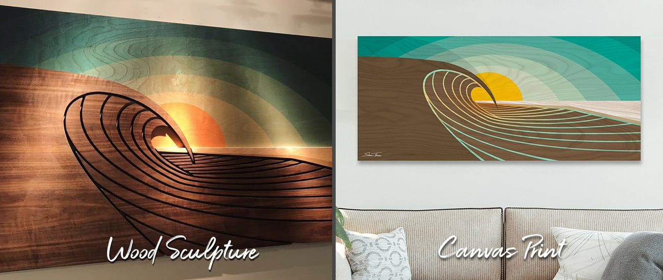 Turning my Original Sculptures to Prints