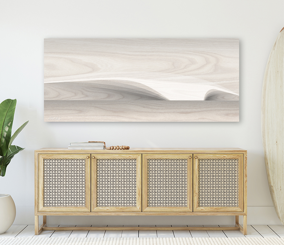 Modern coastal art "Beach Break" in Black and White color scheme modern coastal art, black and white waves, wave art