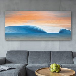 coastal wave artwork, wave prints, wave painting, modern coastal art